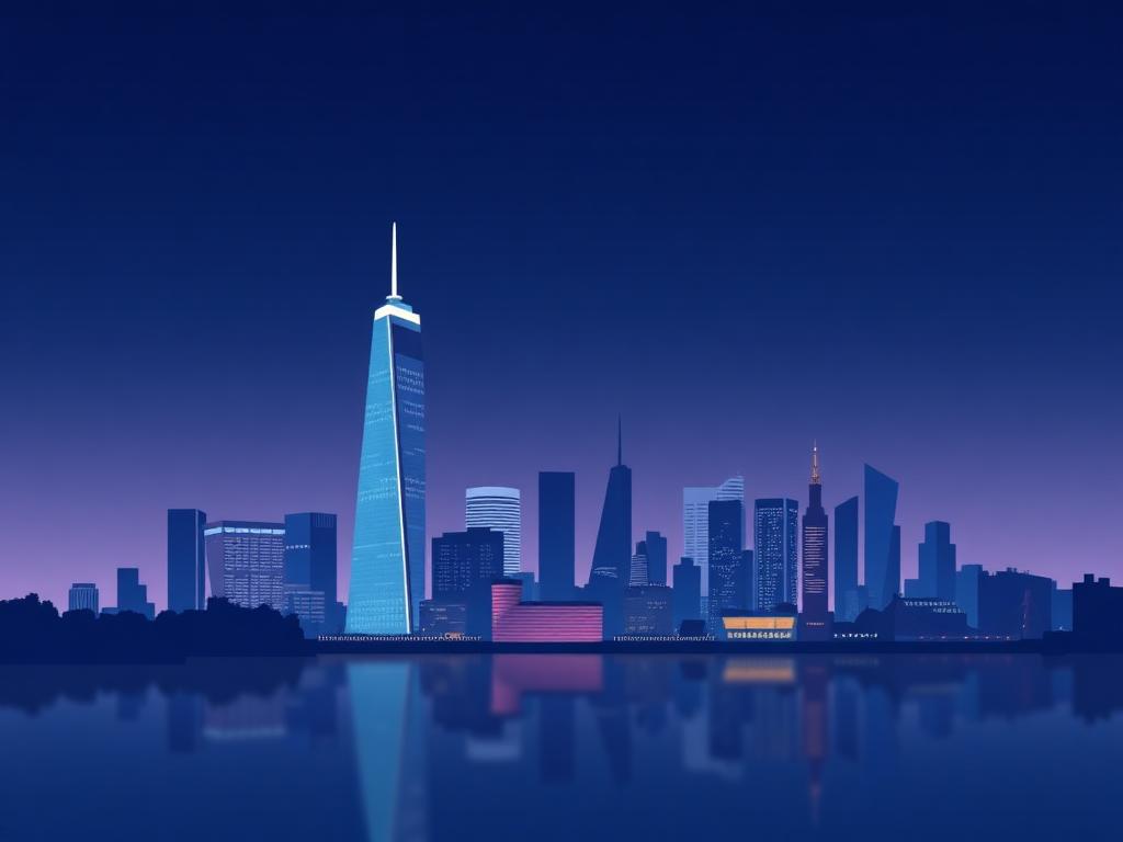 London, UK skyline illustration