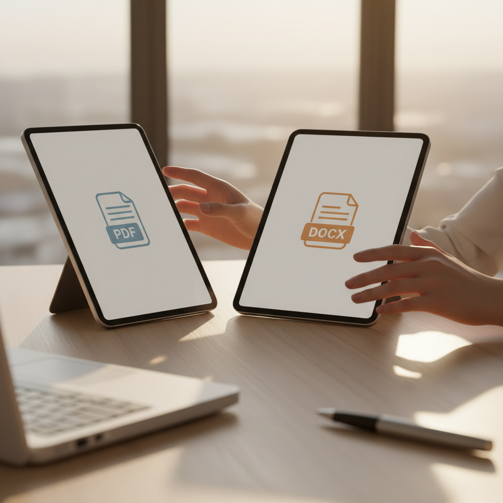 Cover Letter File Format: PDF vs DOCX