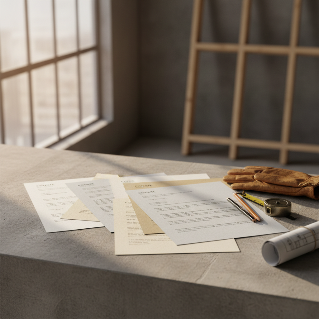 Cover Letter for Construction Jobs