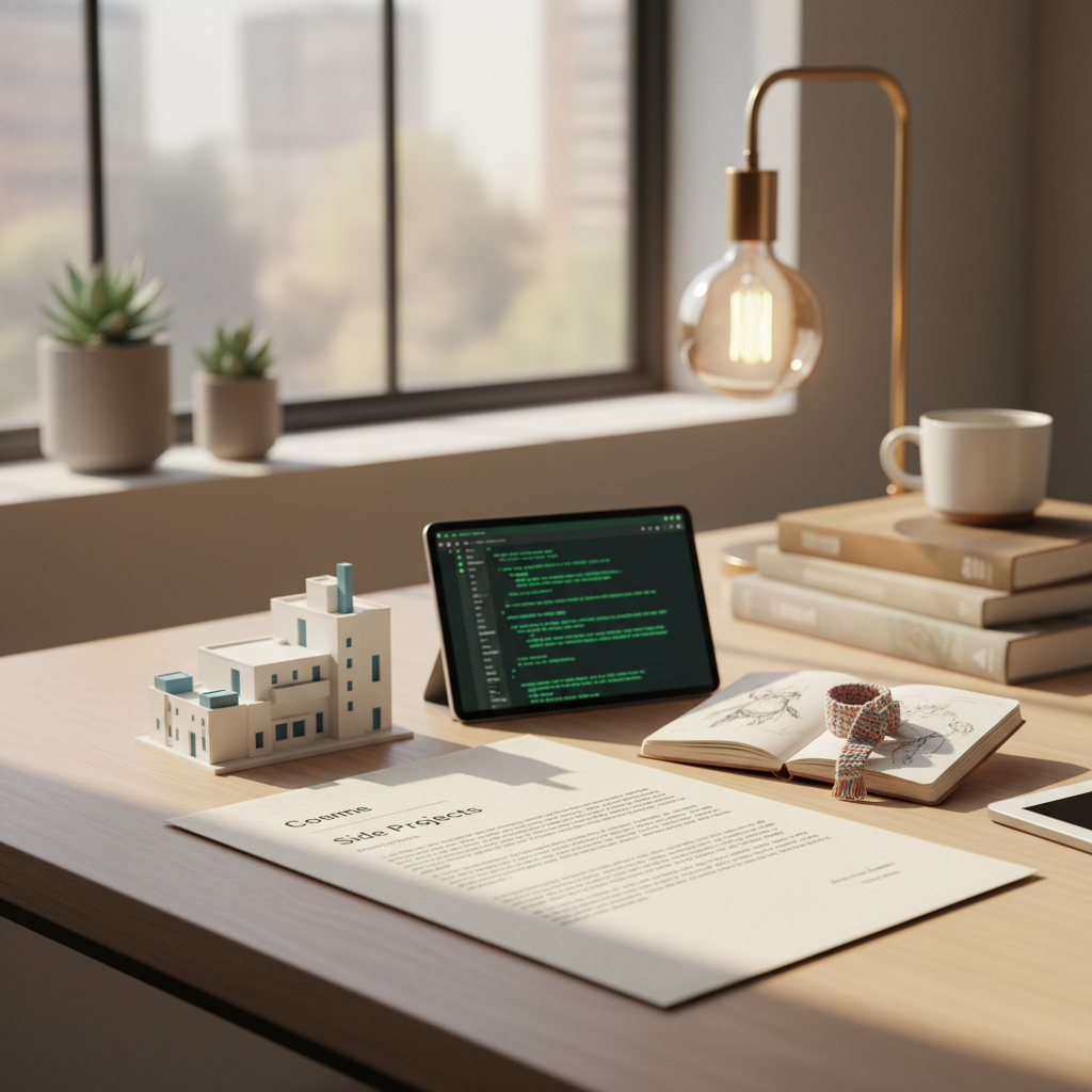 Highlighting Side Projects in a Cover Letter