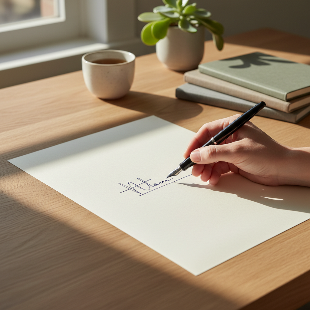 Cover Letter Signature and Sign-Off
