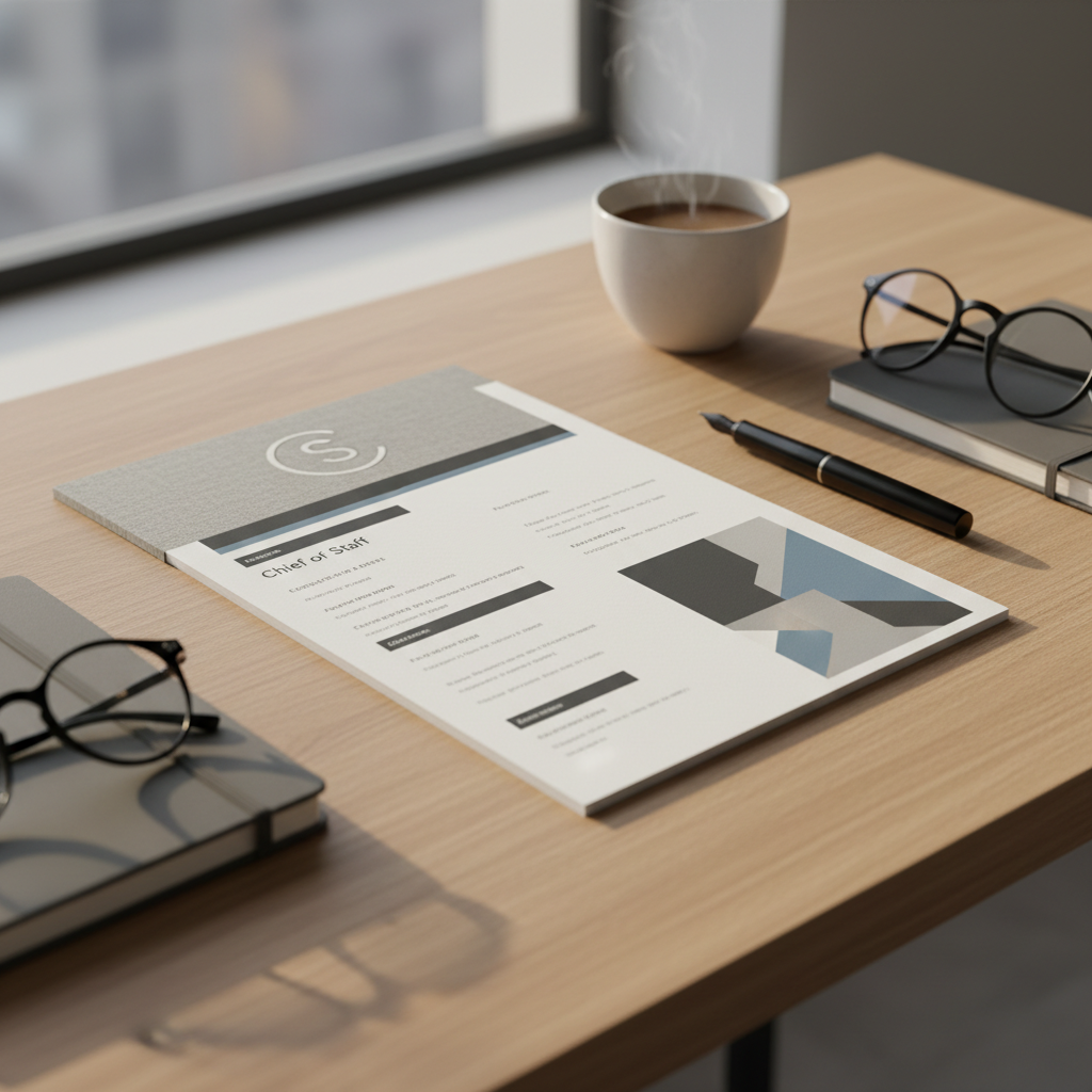 Resume for Chief of Staff: The 2026 Recruiter-Tested Playbook