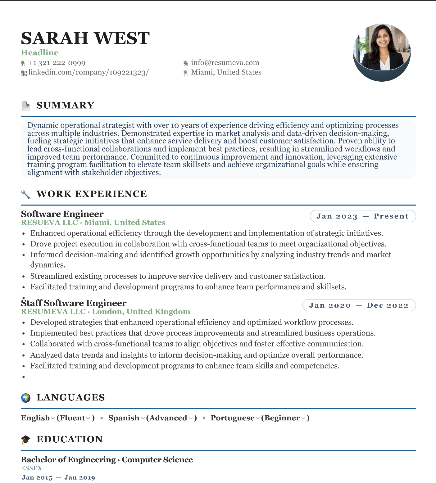 44. Mechanic resume template preview