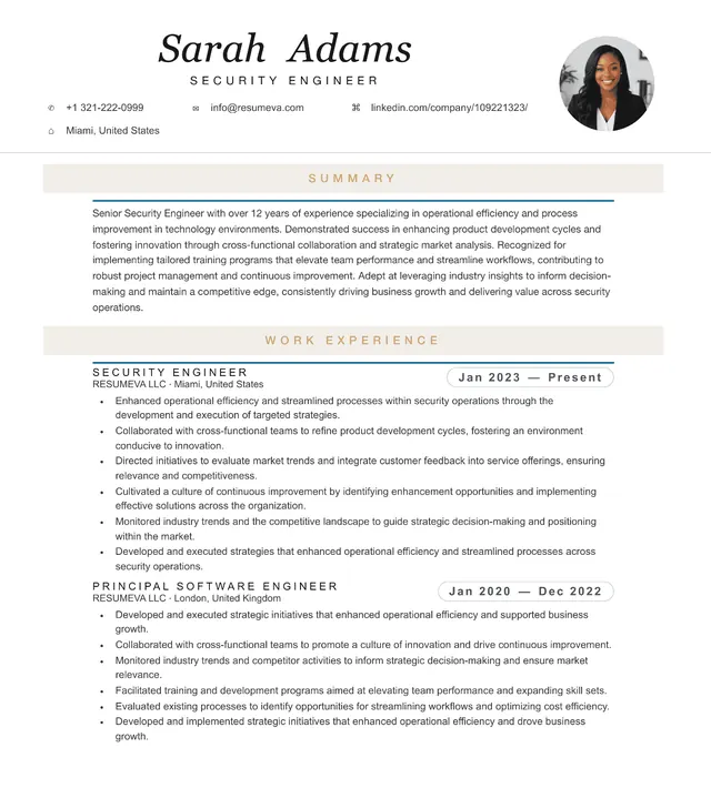 83. Brand Manager resume template preview