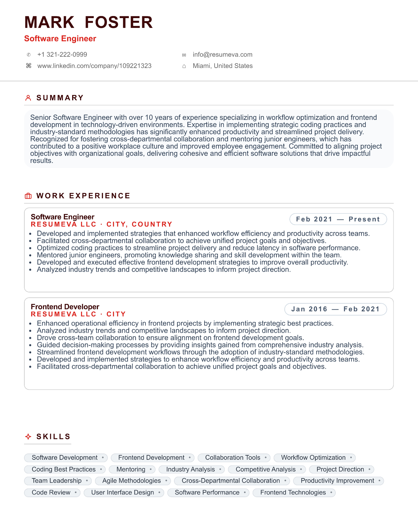 Medical Assistant resume template preview