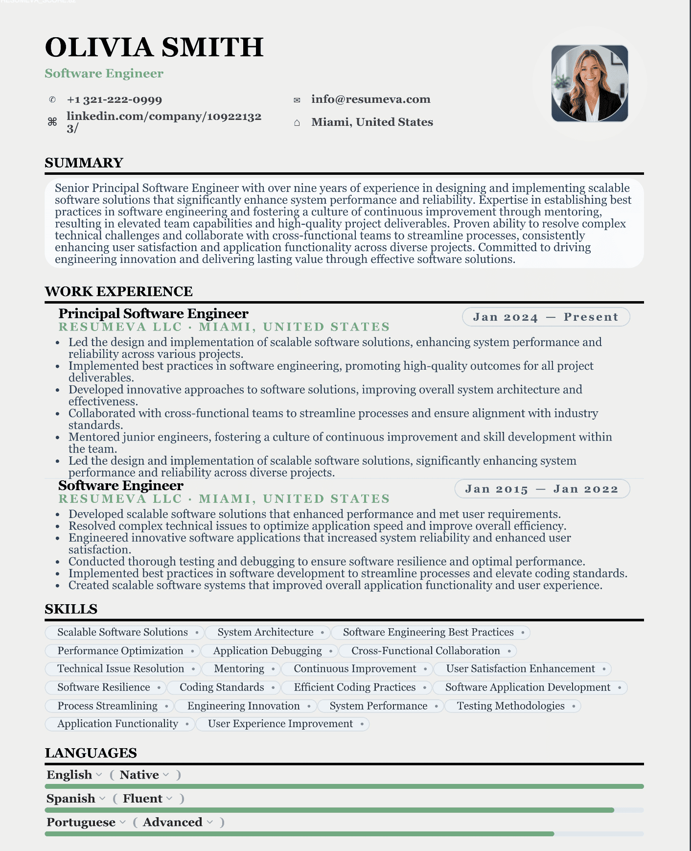 33. Medical Assistant resume template preview