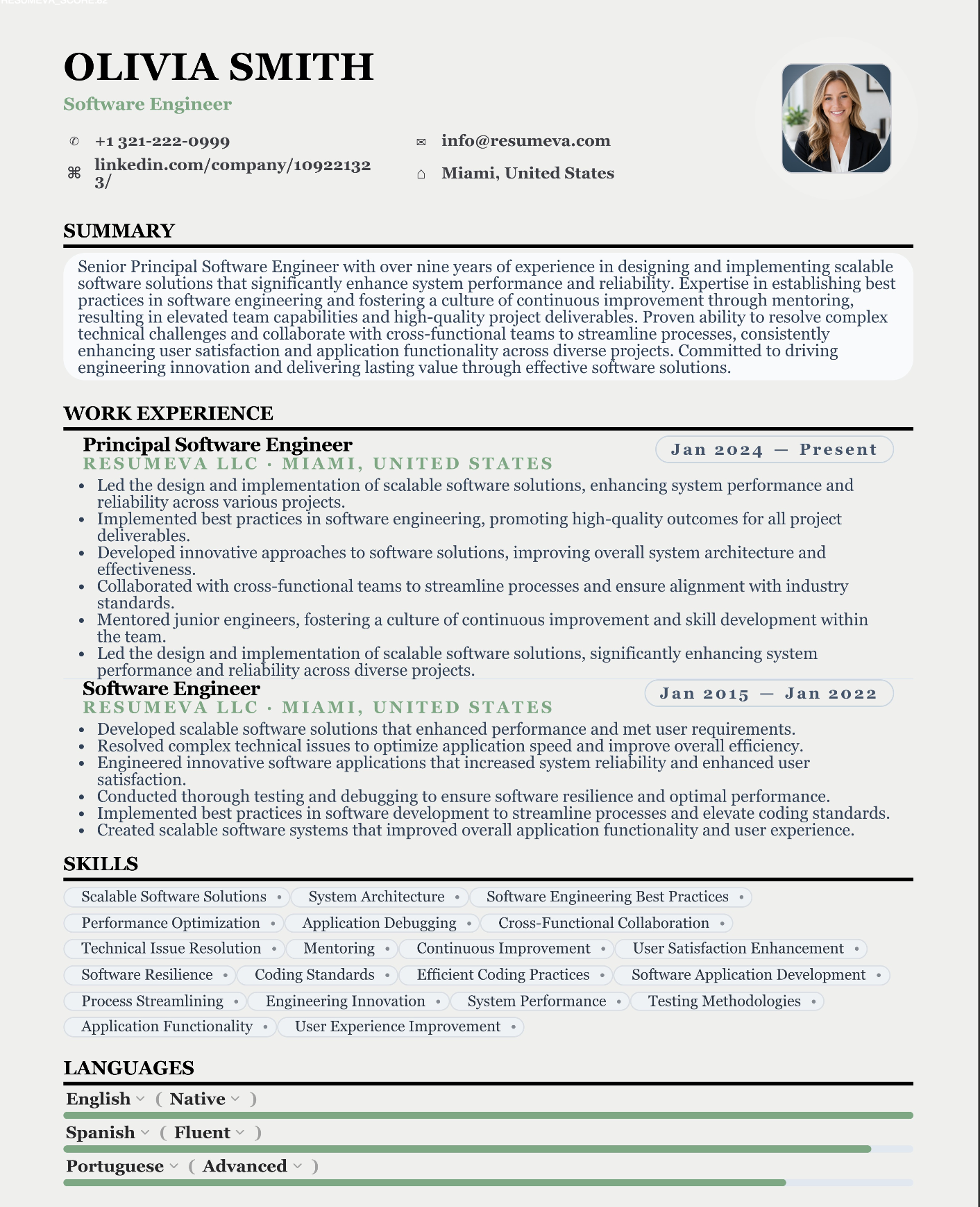 39. Medical Assistant resume template preview