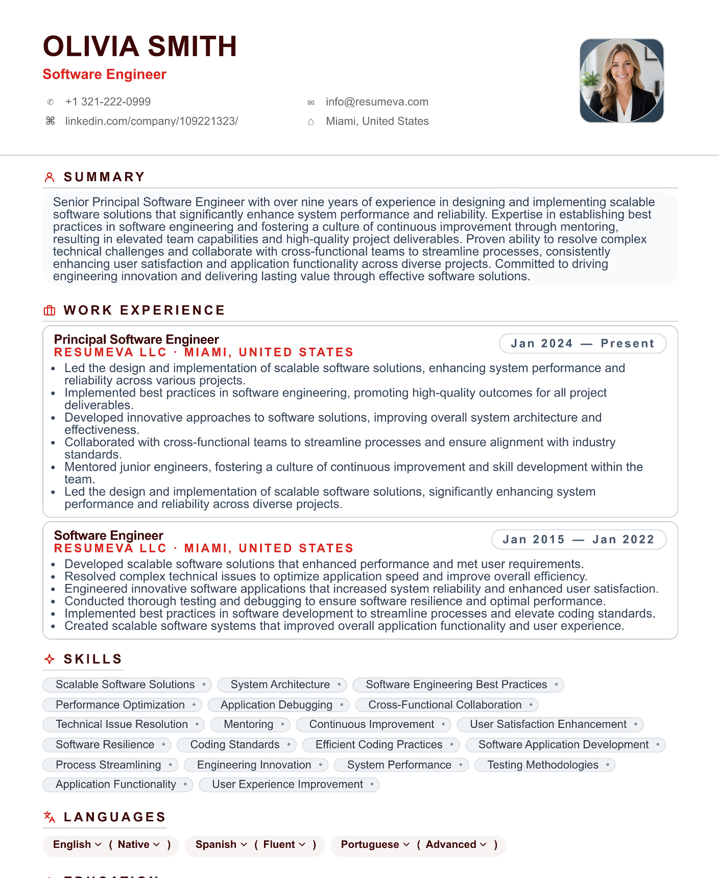 38. Pharmacist resume template preview